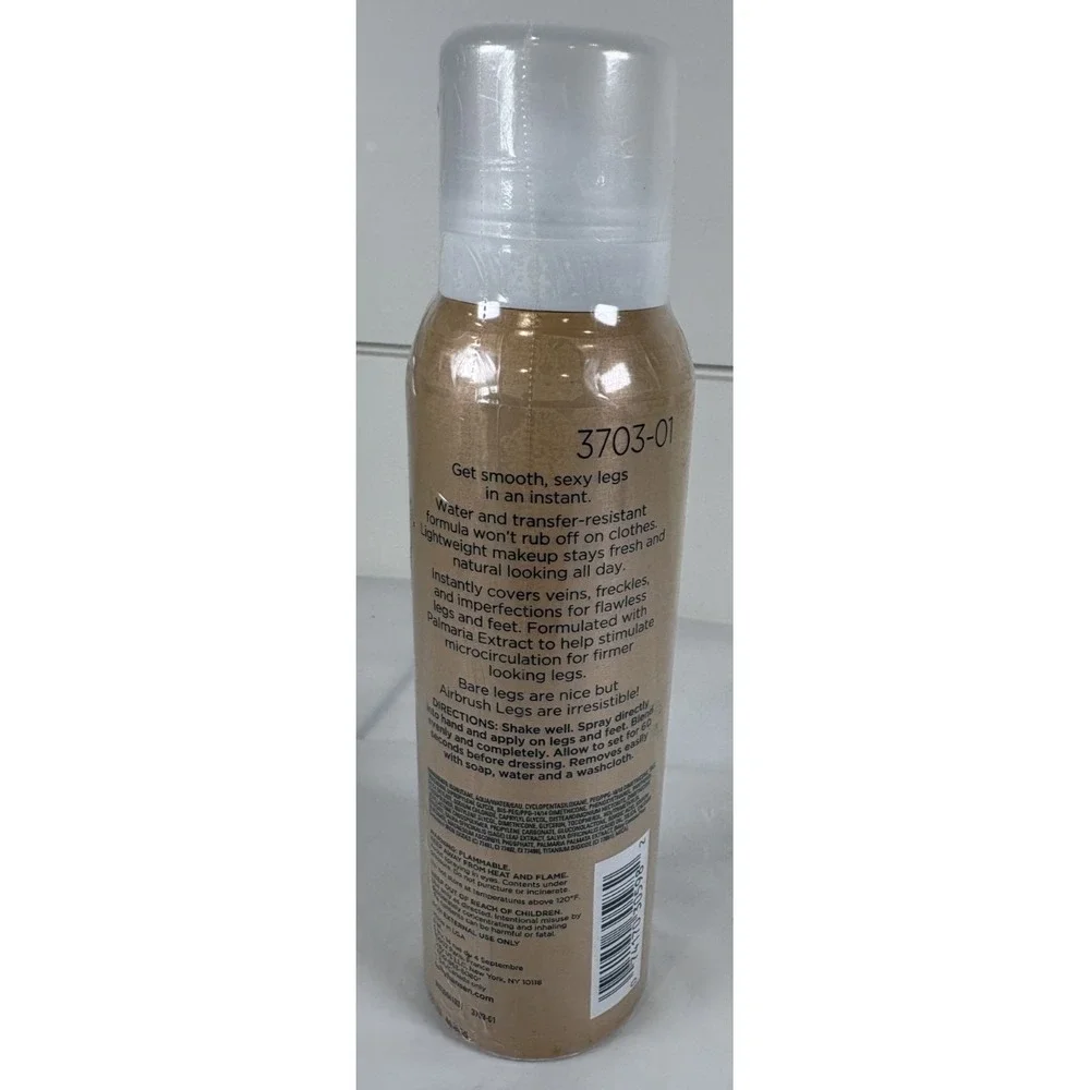 Sally Hansen Airbrush Legs Spray-On, Light Glow 3703-01, Water Resistant, 4.4 oz